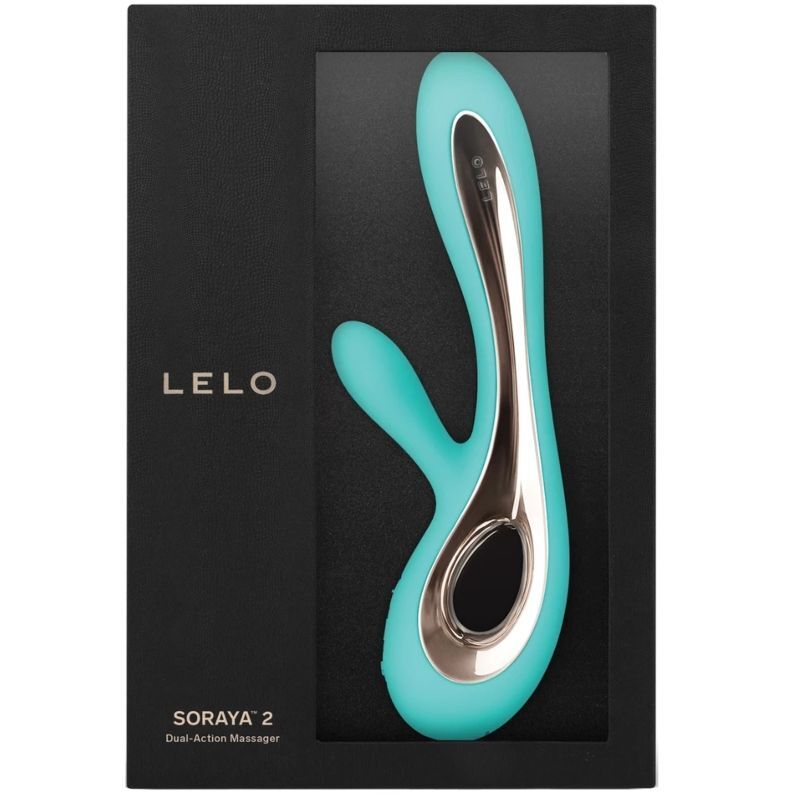 Vibrador conejo de lujo LELO Soraya 2 Aqua Green