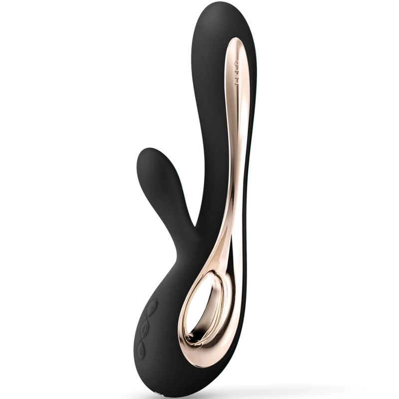 Vibrador LELO Soraya 2 Luxury Rabbit Negro – Doble estimulación intensa