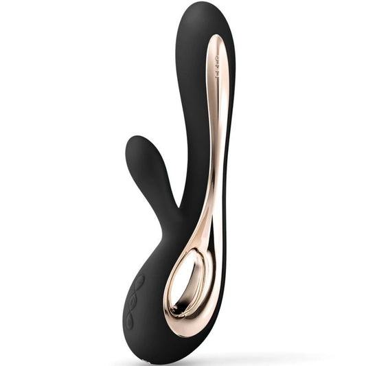 LELO Soraya 2 Luxury Rabbit Vibrator Black – Intense Dual Stimulation
