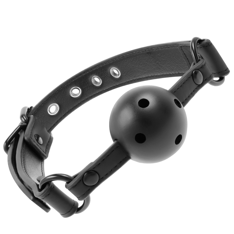 Bâillon respirant en cuir végétalien
