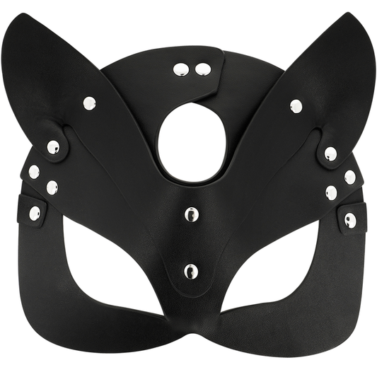 Coquette Chic Désir – Masque cuir vegan oreilles de chat