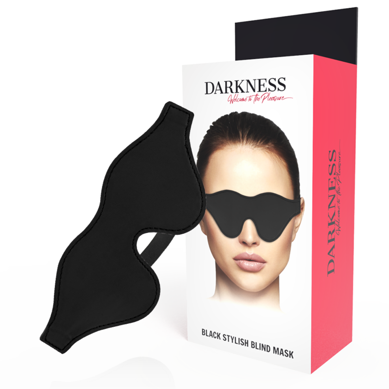 Darkness – Masque yeux noir PVC