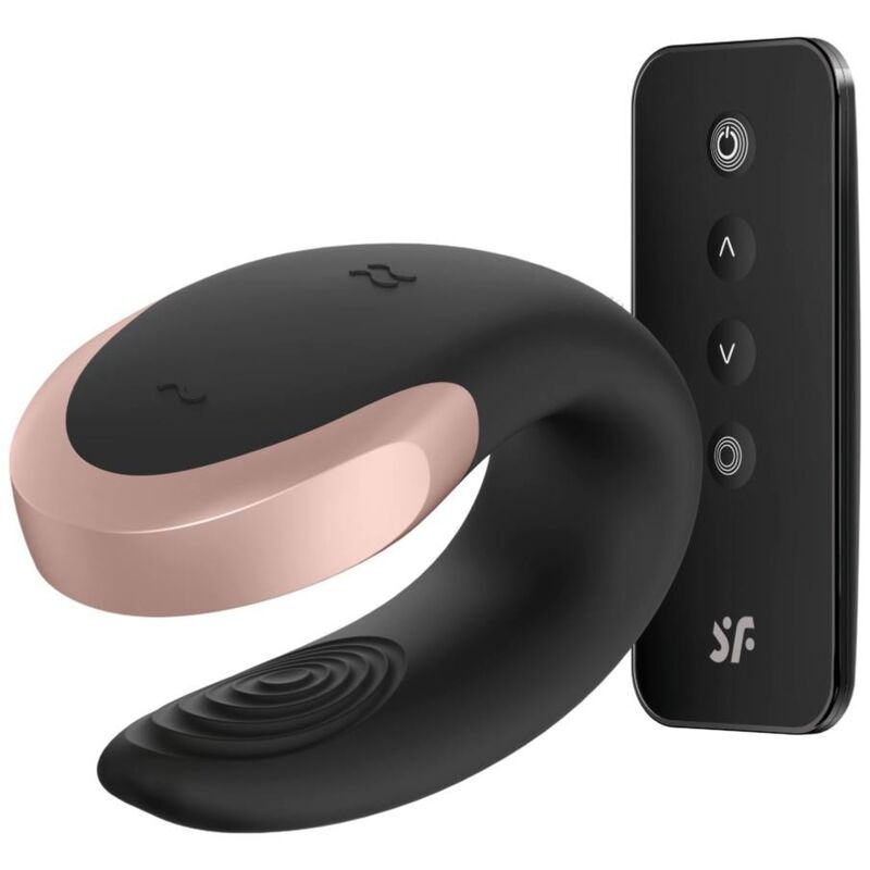 Satisfyer Double Love – Vibromasseur de luxe pour couples avec application et télécommande
