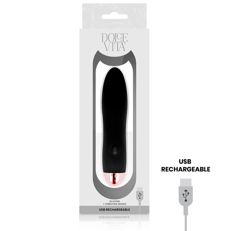 Dolce Vita Vibrateur Rechargeable en Silicone Doux