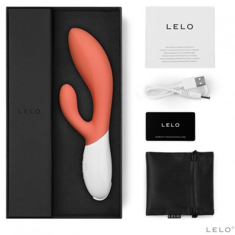 LELO INA™ 3 Vibromasseur Lapin de Luxe Corail