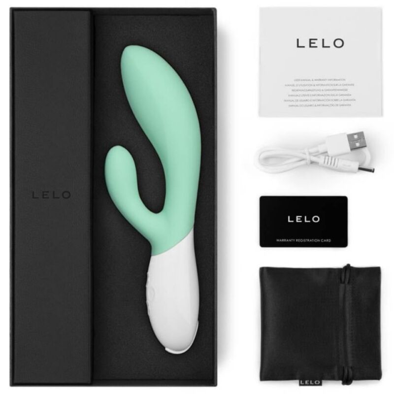 Vibrador conejo de lujo LELO INA™ 3 verde alga