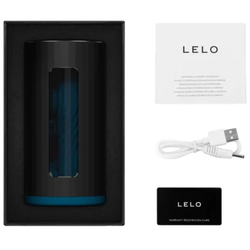 LELO Masturbateur Mâle Bleu XL - Plaisir Connecté & Stimulation Haute Technologie