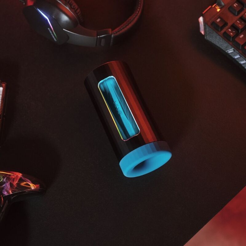 LELO Masturbateur Mâle Bleu XL - Plaisir Connecté & Stimulation Haute Technologie