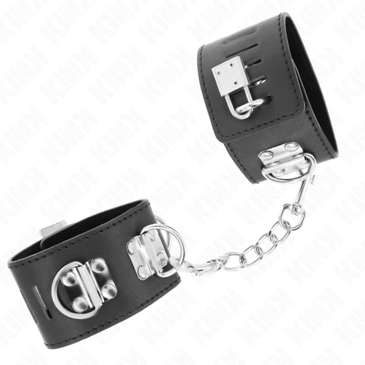 Menottes BDSM KINK Multipositions avec Cadenas
