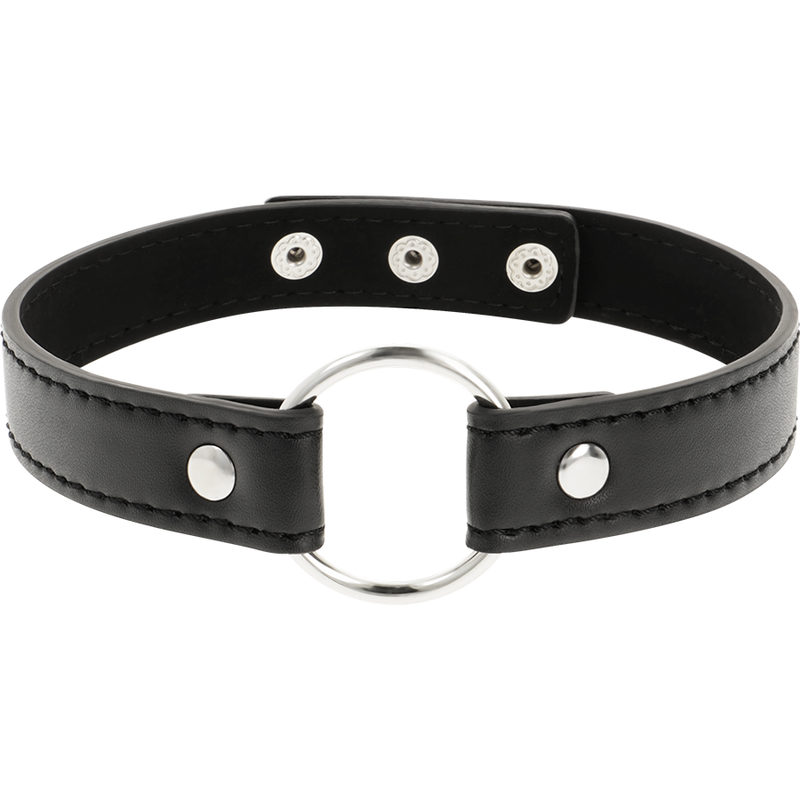 Coquette Chic Desire – Collier Fétiche en Cuir Vegan
