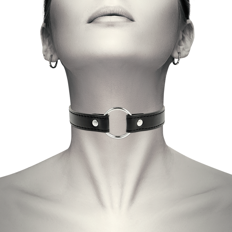 Coquette Chic Desire – Collier Fétiche en Cuir Vegan