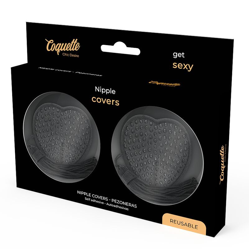 Cache-Mamelles Noir Coquette Chic Désir – Séduction et Élégance